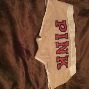 Pink logo boy short